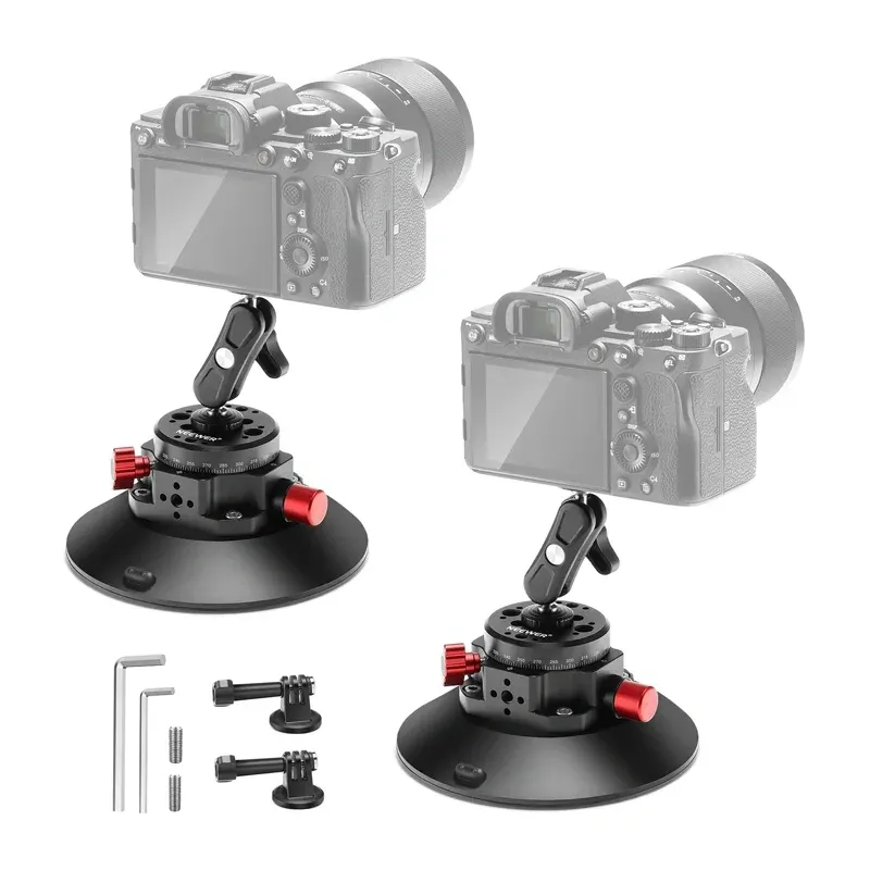 NEEWER CA0132 6" Suction Cup Mount, 2-Pack